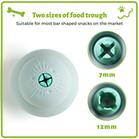 Porte-gâteries pour chien de conception nouvelle, 80 mm 95 mm, jouet à mâcher durable pour chiens de petite, moyenne, grande et très grande taille