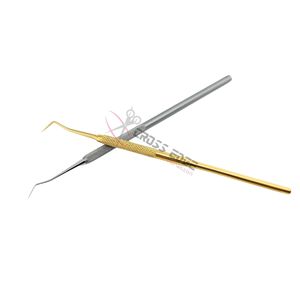 Separador de Pestañas de Acero Inoxidable Duradero, Herramienta de Aislamiento de Pestañas con Punta Fina, Diseño Ergonómico para Aplicación de Extensiones de Pestañas - Product Image 1