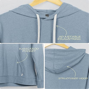 Private Label Women's Urban Fashion Hoodie with Front Logo Customizable <b>Waterproof</b> Fleece Polyester/Cotton-Manufacturer Exporter - Product Image 4
