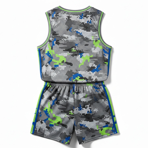 Uniforme de Baloncesto de Diseño de Lujo, Sublimación, Tela de Malla Transpirable, Conjunto de Camiseta de Baloncesto, Venta al Por Mayor, Ropa Profesional - Product Image 2