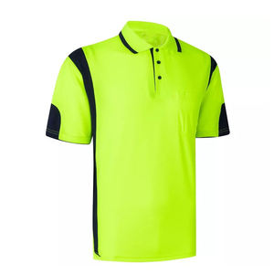 Camiseta Polo de Manga Corta de Alta Visibilidad Reflectante para Seguridad - Product Image 4