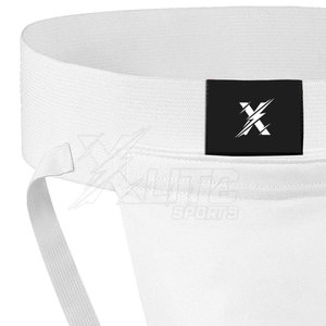 Protège-entrejambe en cuir de qualité supérieure pour hommes, conçu pour les arts martiaux et les sports à fort impact, respirant, ajustable et protecteur - Product Image 6