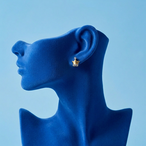 Floral asset <b>Gold</b> and Diamond bridal wedding luxury Fine Jewellery Gift diamond earing layer Drop <b>Earrings</b> <b>Dangle</b> - Product Image 3