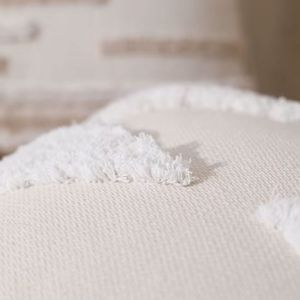 Coussin en coton pur tissé, imprimé, doux, respirant, en tissu épais, élégant, décoratif, pour chambre à coucher, salon, lit - Product Image 4