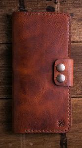 Housse de passeport en cuir véritable personnalisée Artha avec fermeture à glissière 5 pouces - Product Image 2