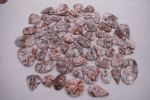 FAIJAN GEMS Qualité Supérieure 100% Naturelle ROSITA JASPER Cabochon Formes Mixtes Pierre Précieuse Libre du Rajasthan pour la Fabrication de Pendentifs et Bijoux - Product Image 3