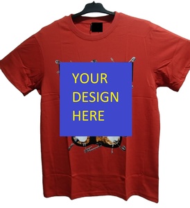 Camiseta de cuello redondo de costilla de peso pesado para hombre, ropa de calle Oem orgánica, camisetas elegantes informales con cuello redondo de algodón mezclado a la moda - Product Image 1