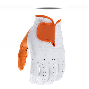 Gants de golf en cuir Cabretta véritable de haute qualité, antidérapants, pour hommes et femmes, design drapeau américain, option de logo personnalisé, sport - Product Image 2