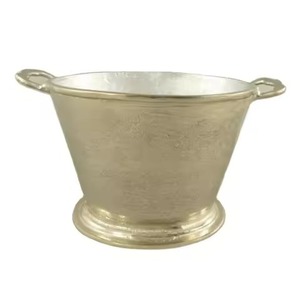 Bañera de Metal Resistente para Bebidas Frías, Cubo Enfriador de Acero Inoxidable para Fiestas, Enfriador de Vino y Cerveza para Uso en Exteriores - Product Image 4