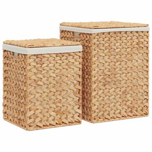 Lot de 2 paniers à linge en jacinthe d'eau tressée – Catégorie Produit Premium - Product Image 4
