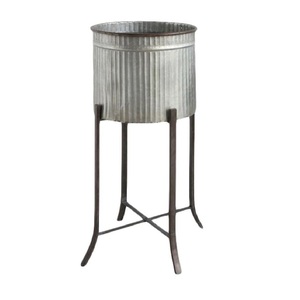 Pot de fleurs en fer de grande qualité, très demandé, à prix raisonnable, pour l'plantation d'arbres et de arbustes en extérieur, taille personnalisable - Product Image 3