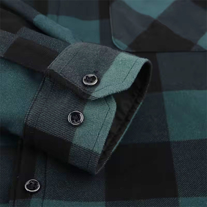 Veste en flanelle à capuche pour homme de haute qualité avec poche poitrine, respirante, écologique et antibactérienne, grande taille, streetwear - Product Image 5