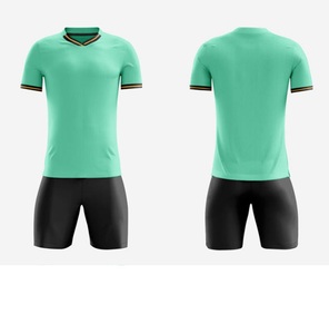 ชุดฟุตบอลสโมสร ชุดกีฬาฟุตบอลสั่งทำ ผู้ผลิตชุดกีฬาพิมพ์ลายแบบ Sublimation เสื้อและกางเกงขาสั้นทีม ชุดกีฬาระดับพรีเมียมสำหรับไซส์ M - Product Image 1