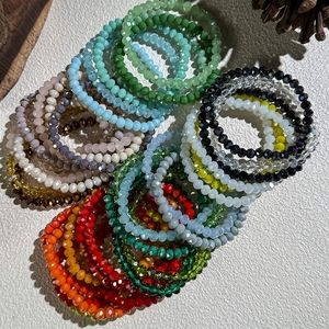 Handmade Resin <b>Bead</b> <b>Bracelet</b> Korean Style Stretch <b>Charm</b> <b>Bracelet</b> Women - Product Image 1