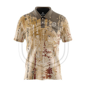 Camisetas Polo Casuales para Hombre, Venta Caliente, Diseño de Sublimación con Logotipo Personalizado, Camisetas Polo Transpirables para Golfistas, de Algodón, Tallas Grandes - Product Image 1