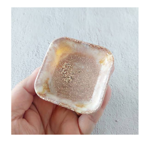 ชามเรซิ่นใสลายจุดสีม่วงน้ำเงินสำหรับอาหารค่ำ - Product Image 6