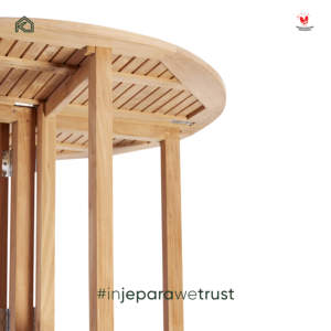 Commercial Grade Solid Teak Dining <b>Table</b> <b>Foldable</b> UV-Resistant Outdoor Restaurant Cafe <b>Garden</b> Hotel Villa Furniture OEM ODM - Product Image 3