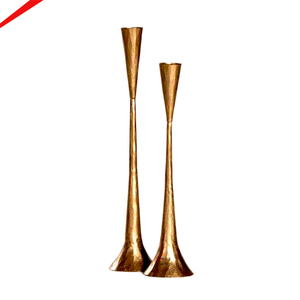 Support à bougies classique en aluminium pour la maison, les restaurants et la décoration de table festive, style vintage - Product Image 5