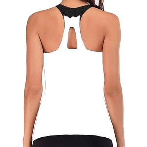 High Quality Women's 100% Polyester Tank <b>Top</b> Custom Wholesale Bulk Breathable Eco-Friendly Quick Dry Summer Knitted Wear Casual - Product Image 2