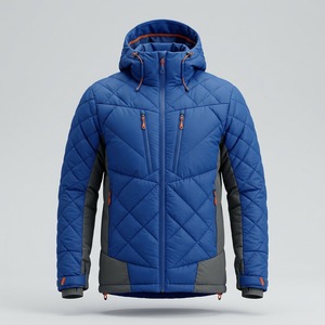 Proveedor de Chaquetas Acolchadas, Chaqueta Acolchada Cortavientos para Hombre, Chaqueta Acolchada de Nailon Cortavientos, Etiqueta Personalizada para Compradores Globales - Product Image 2