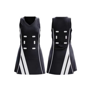 Tenue de sport unisexe réversible 2025 – Maillot de netball respirant en polyester de haute qualité, imprimé, sans manches – Version femme - Product Image 4