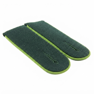 Épaulettes d'uniforme personnalisées de haute qualité avec passepoil vert prairie, épaulettes brodées de qualité supérieure - Product Image 3