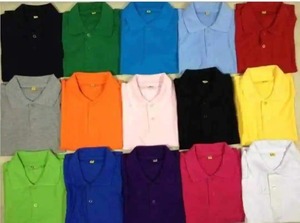 เสื้อยืดกอล์ฟแขนสั้นลำลองสำหรับฤดูร้อน ปักโลโก้ตามสั่งขายส่ง ผ้าโพลีเอสเตอร์/คอตตอน ไซส์ใหญ่สำหรับผู้ชาย - Product Image 3