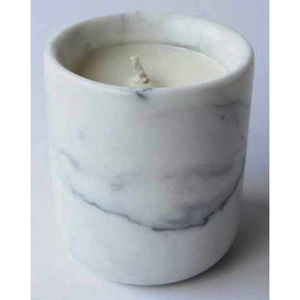 Luxury Glass Candle Jar Eco-Friendly Pillar Shape Home Decoration Hot Selling Designer Musk Scented Wax Candle with Metal Lid - Product Image 2