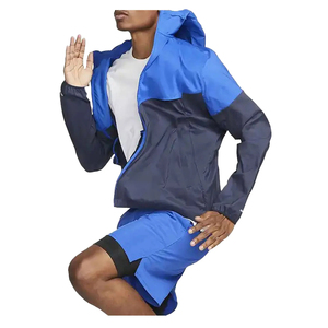 ELEGANT CORPORATION Men's Windbreaker <b>Jacket</b> Casual Winter Wear Zipper Front Solid Color <b>Slim</b> <b>Fit</b> Regular Length Quick Dry - Product Image 5