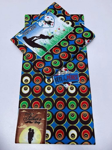 ผ้าฝ้ายพิมพ์ลายแอฟริกันคุณภาพสูง รับผลิตตามสั่ง (OEM/ODM) สำหรับตัดเย็บเสื้อผ้า งานอีเว้นท์ งานเทศกาล ขายส่ง - Product Image 4