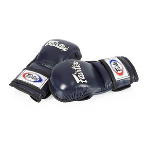 Gants de boxe Fairtex Shooter en cuir véritable de qualité supérieure, fabriqués sur mesure, séchage rapide, évacuation de l'humidité, unisexes, pour arts martiaux - Product Image 1