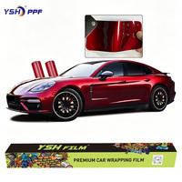 Film de protection de peinture automobile blanc nacré de luxe PPF TPU 7,5 mil auto-réparant, rejet UV/IR à 90 %, film de couleur mate pour carrosserie
