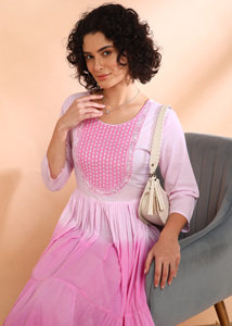 Vestido Largo de Algodón Bordado para Mujer, Corte en A, Estilo Informal, Secado Rápido, para Fiestas de Verano, Moda Moderna para Uso Diario, al Mejor Precio de Proveedor - Product Image 6