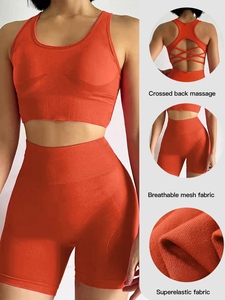 Conjunto de Yoga Ligero y Ecológico para Mujer, de Secado Rápido, Transpirable, Sin Costuras, Levanta Glúteos, Ropa Deportiva Resistente al Agua - Product Image 2