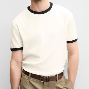 T-shirt en coton pour homme avec impression graphique personnalisée, doux, respirant, style streetwear, fournisseur OEM ODM, t-shirt en coton tendance pour homme sur mesure - Product Image 5