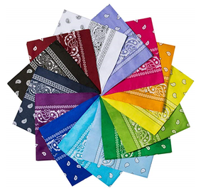 Bandana multifonctionnel 100 % coton à logo personnalisé, motif cachemire classique, doux, pour toutes les saisons – Vente en gros - Product Image 3