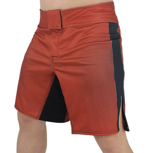 100% Polyester Breathable Men MMA Shorts Solid Color MMA Shorts <b>For</b> <b>Sale</b> Made In Pakistan MMA Shorts - Product Image 2