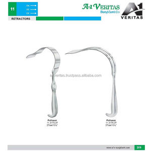 Retractor Polloson A-1 VERITAS de Alta Calidad, 27 cm, Instrumento Quirúrgico Manual Reutilizable con Acabado Mate para Cirugía General - Product Image 5