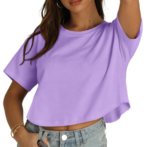 Camiseta Urbana para Mujer, Estilo Ringer, Ropa Deportiva de Alto Rendimiento, Antiarrugas, Secado Rápido, Transpirable, Formal, con Logotipo Personalizado Impreso - Product Image 2