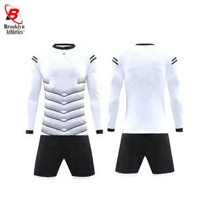 Conjunto de camisetas de fútbol personalizadas superventas, servicio OEM al por mayor, uniforme de fútbol DIY para adultos, niños, pantalones cortos para jugadores de fútbol - Product Image 4
