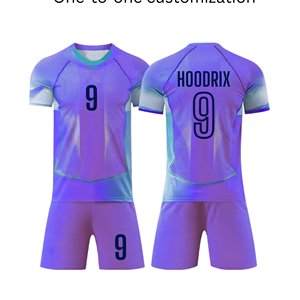 Conjunto de Uniforme de Fútbol Personalizado de Alta Calidad, Camiseta de Fútbol Sublimada de Poliéster de Secado Rápido y Transpirable, Ropa Deportiva para Equipos, Venta al Por Mayor OEM - Product Image 3