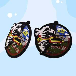 Parches de PVC personalizados con relieve, en forma de corazón, flor y pistola, para coser o pegar en bolsos y sombreros, ecológicos, sostenibles, 3D - Product Image 4