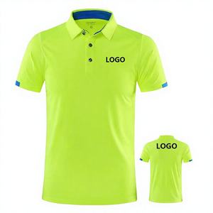 เสื้อกอล์ฟผู้ชายแบบสั้น แห้งเร็ว พิมพ์ลายแบบซับลิเมชั่น ไซส์ใหญ่ สำหรับสกรีนลาย - Product Image 1