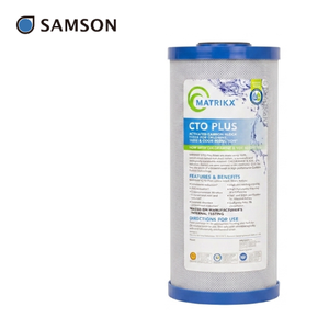 Cartouche de réduction des odeurs et des saveurs, système de préfiltration pour toute la maison, filtre à eau au charbon actif de 10 pouces, pureté ultime - Product Image 1