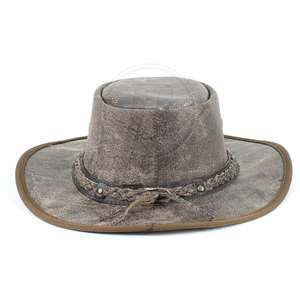 Sombreros de Cuero de Alta Calidad, MOQ Bajo, Sombreros de Cuero Recién Llegados, Sombreros de Cuero a Precio Económico, Hechos en Pakistán - Product Image 2