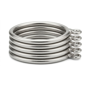 Wholesale Heavy Duty Metal <b>Curtain</b> Rings <b>with</b> Eyelets Rustproof Stainless Steel Drapery Hanging Rings Bulk Factory Price Window - Product Image 1