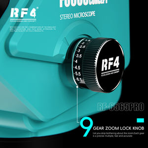 <span class=keywords><strong>Microscopio</strong></span> Trinocular RF4 Nuevo Modelo RF6565PRO con Multiplicador Fijo, Iluminación LED, Construcción Metálica, Soporte para Pantalla Externa 9 - Product Image 3