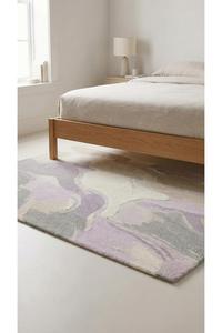 Hand Tufted Wool Area <b>Rug</b> with Anti-Skid Base Modern Geometric Pattern <b>Thick</b> Pile for Living Room Bedroom Hotel & Office Use - Product Image 2