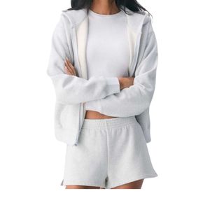 Shorts décontractés pour femmes, taille haute, en coton respirant, shorts d'été avec cordon de serrage, shorts de détente, logo personnalisé, vente en gros OEM ODM - Product Image 1