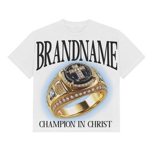 Camisetas Deportivas de Moda con Diseño Personalizado al por Mayor, de Alta Demanda, 100% Algodón, Cuello Redondo, Corte Holgado para Hombre - Product Image 4